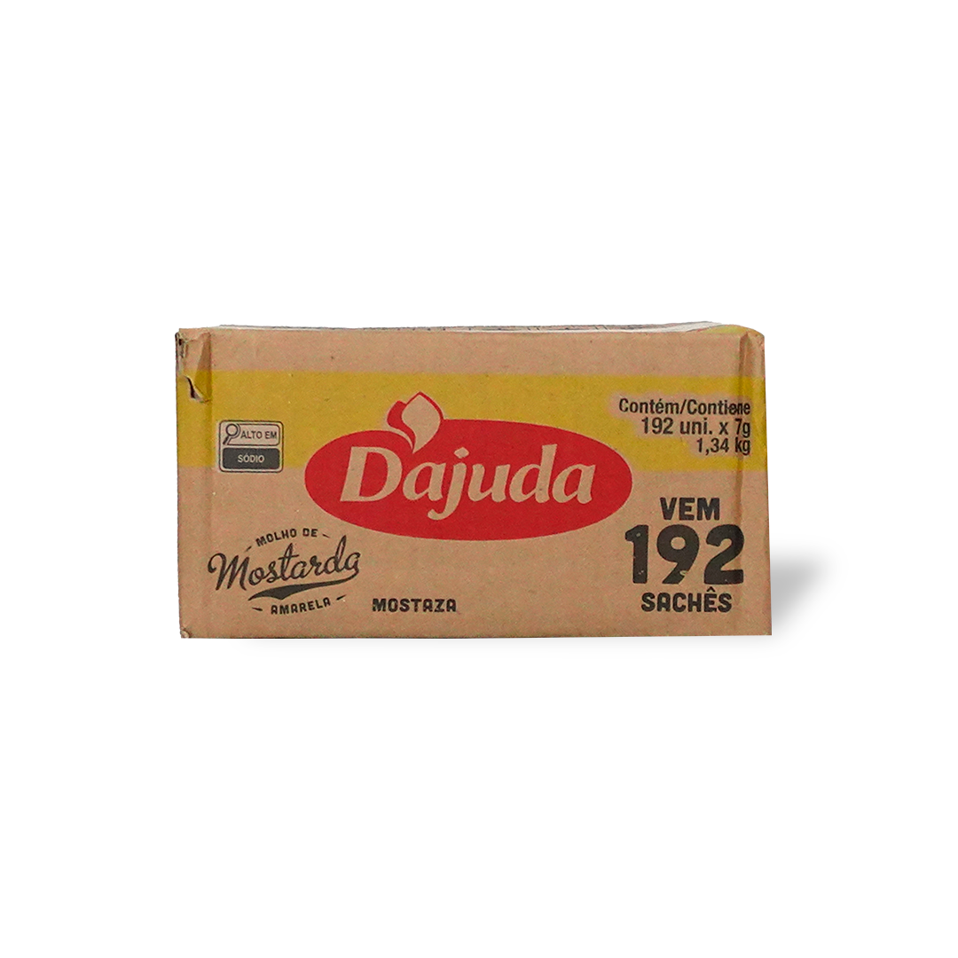 Mostarda D'ajuda Caixa com 192 Sachês
