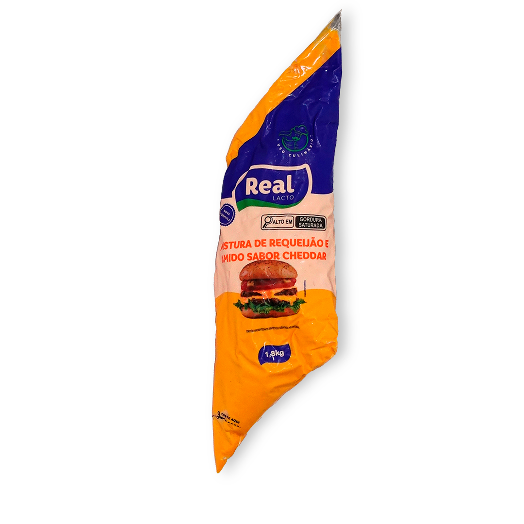 Mistura de Requeijão com Amido Sabor Cheddar Real Lacto