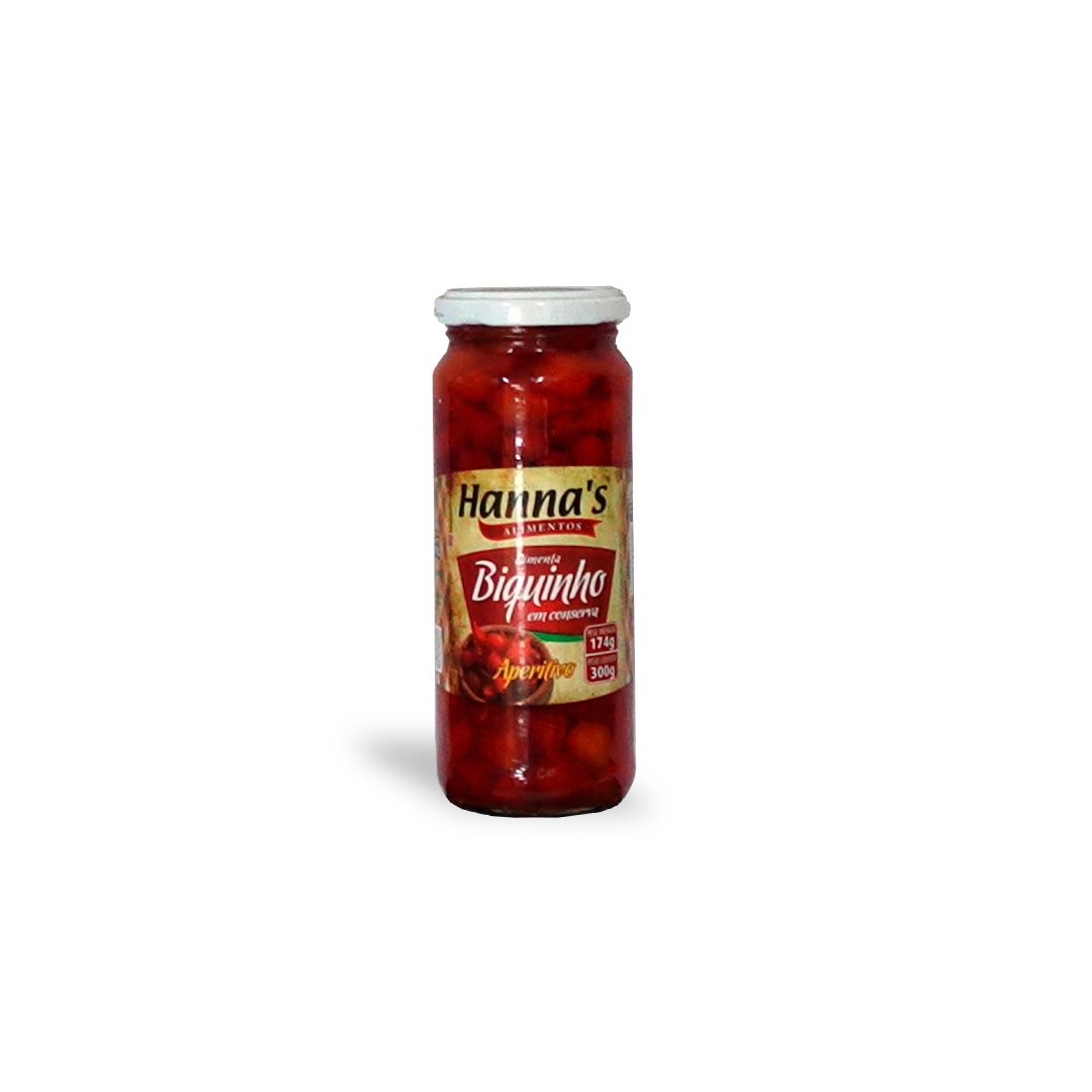 Pimenta Biquinho em Conserva Hanna's 300g