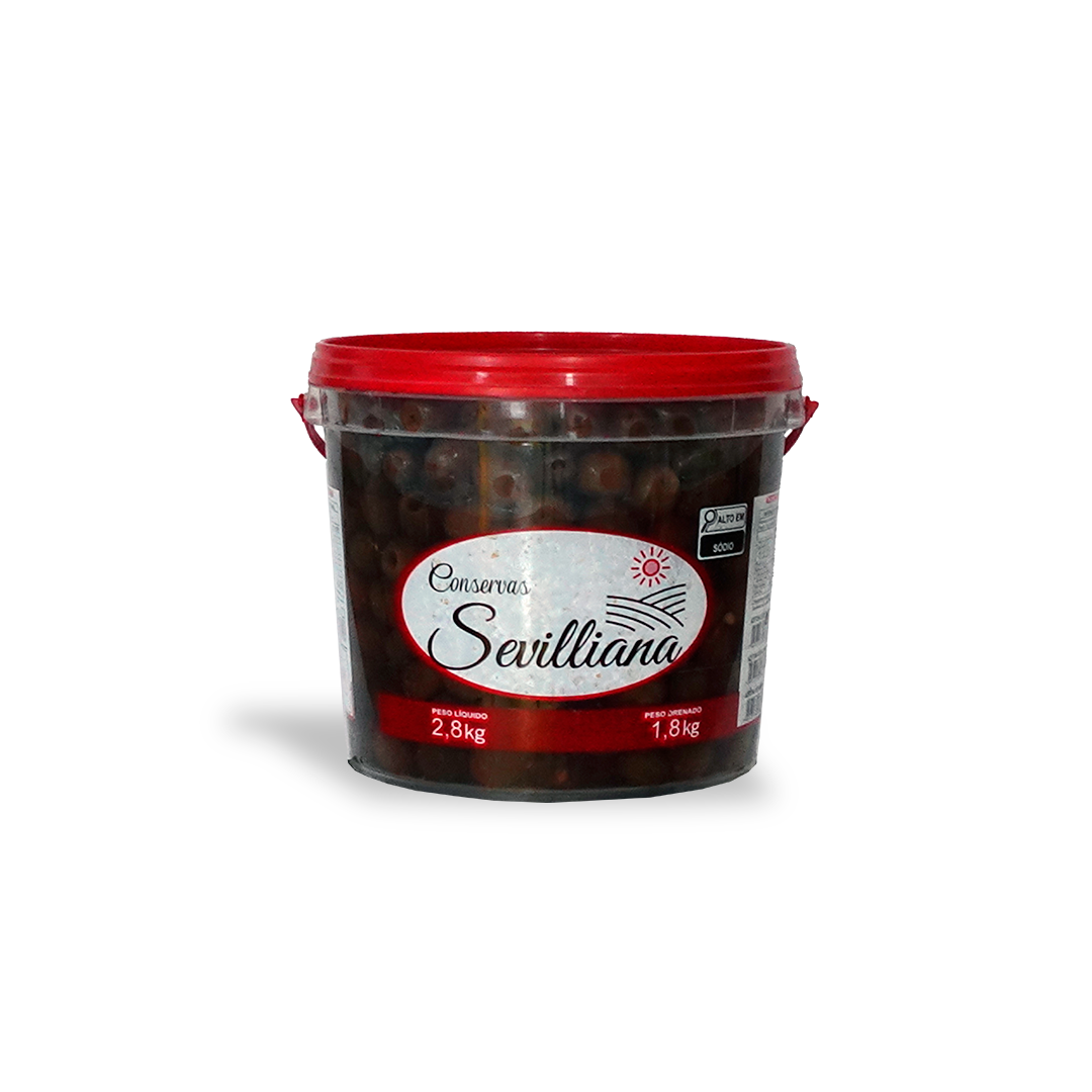 Azeitona em Conserva Sevilliana 1,8 Kg Drenado