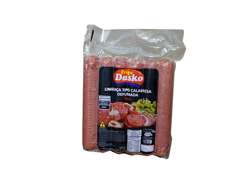 Linguiça tipo Calabresa Defumada Frigo Dasko