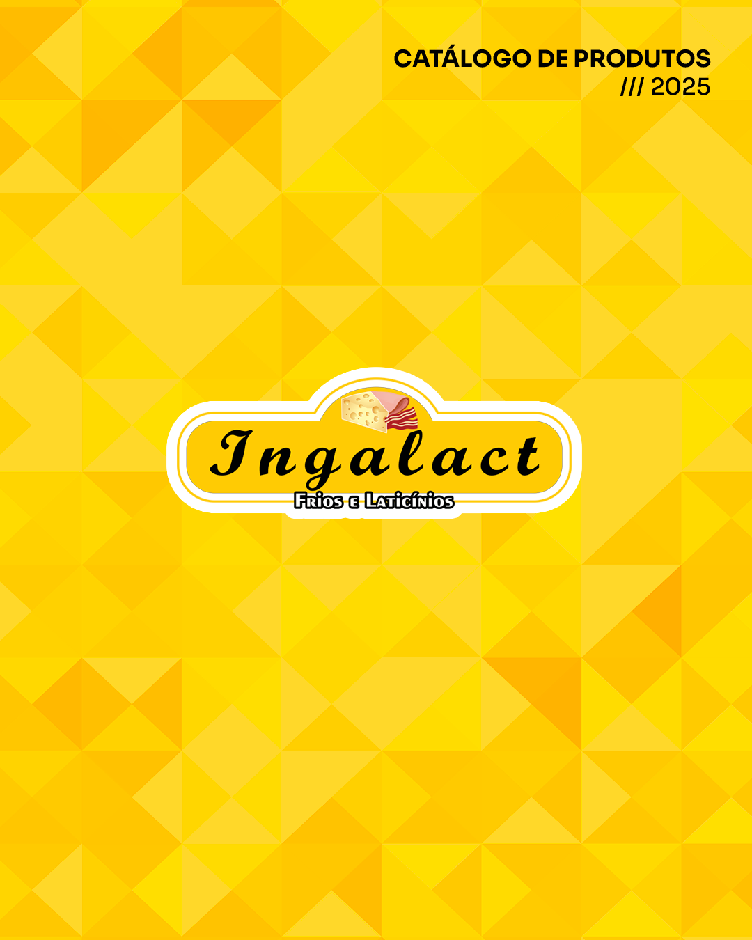 Capa do Catálogo Ingalact
